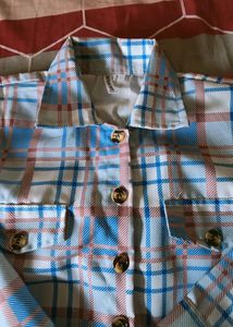 Crop Buttoned Shirt/Jacket