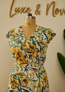 Floral Wrap Dress - Luxe &amp; Nova