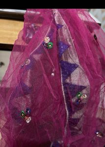 Elegant Pink dupatta