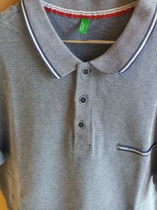 Branded Blue Polo T-Shirt