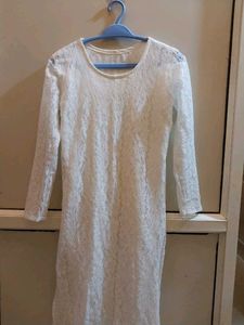 White Long Kurti