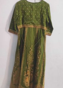 AURELIA OLIVE GREEN KURTA