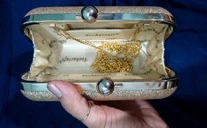 Golden Glitter Clutch