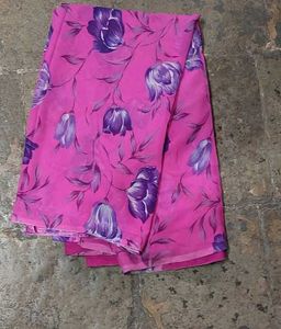 Floral Pink Saree