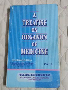 A Treatise on Organon Of Medicine By AK Das Part 1