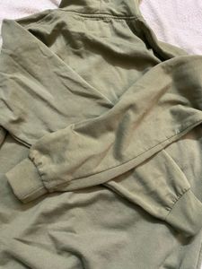 Olive Green Pullover Hoodie – M Size