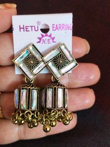 Vintage-Style Jhumka Earrings