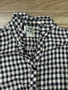 DNMX Gingham Button-Up Shirt