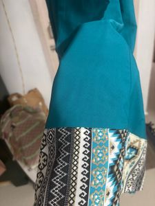 Laser Printed Anarkali Kurta