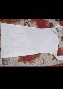 White Cotton Kurta Only Women
