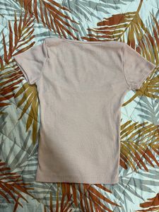 Pink Square Fit Top