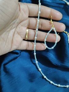 sky blue necklace