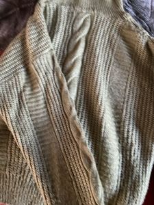 Cozy Olive Green Knit Sweater