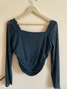 padded Long Sleeve Top