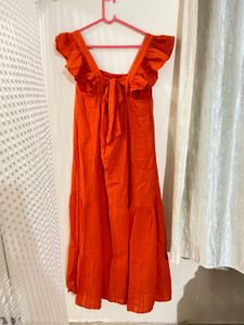 Orange dress