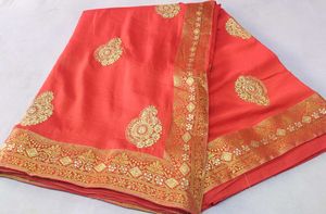 Elegant Embroidered Saree Sale New
