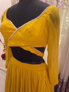 Yellow Lehenga Choli Set