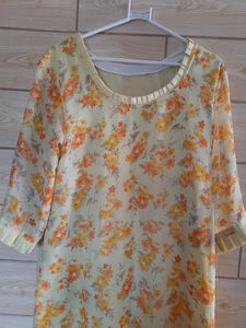 Lemon Yellow Colored Kurti