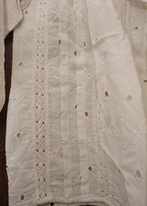 Zara chikan shirt mild defect