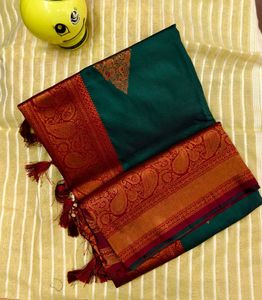 Green Kanjivaram Silk Saree