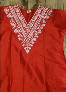 Women V Neck Kurti