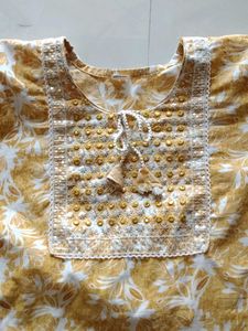 Floral Print Kurta