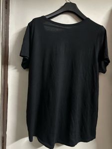 Black V-Neck Tee