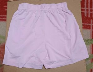 Strapless Bandeau Crop Top With Shorts