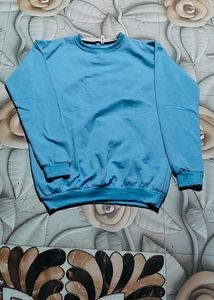 Blue Crew Neck Sweatshirt