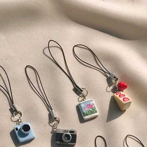 Cute Fruit &amp; Flower Phone Charms