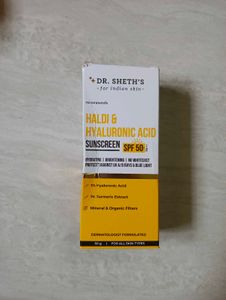 Dr. Sheth's Sunscreen SPF 50