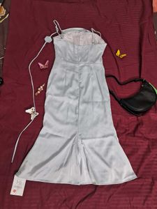 ☕️Lacey Corset Satin dress☕️