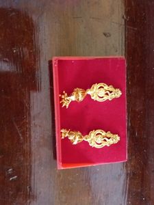 City Gold Drop Earrings