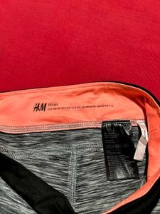 H&amp;M Sport Grey Stretch Shorts (Kids 8–10 Years)