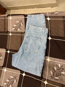 Light Wash Wide Leg Jeans