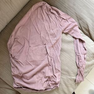 One Off-shoulder Pink Top