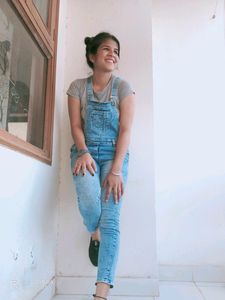 Denim Dungree used for two times still intact without any flaw