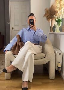 Pintresty 🌸Striped Oversized Shirt