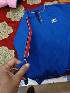 Tommy Hilfiger Blue Knit Top