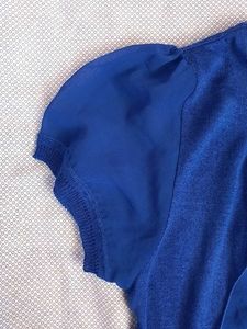 ⊹₊ ⋆ Blue Embellished Shrug ⋆ ₊⊹