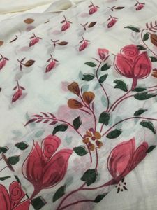 Off White Dress Material