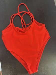 Red One Piece Swimsuit