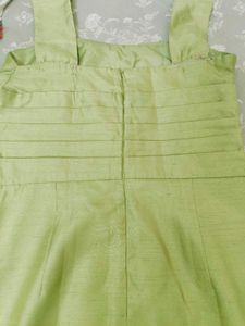 Vintage Green Dress with Jewel Detail