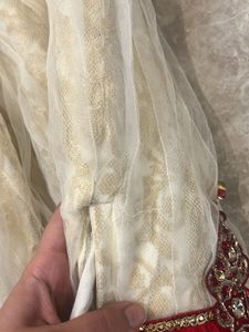 Red &amp; White Lehenga Choli (kids)