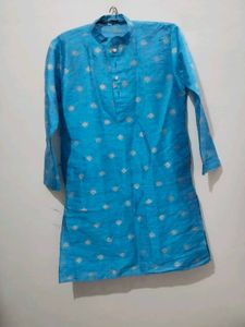 Boys Blue Kurta Set