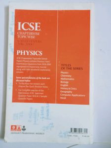 Physics Class 10th Icse Physic Last 10 Year&#39;s Ques