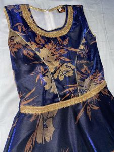Floral Velvet Occasion Dress