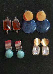 Set Of 4 Earings Mixed