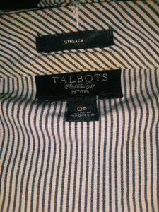 Striped Ruffle shirt