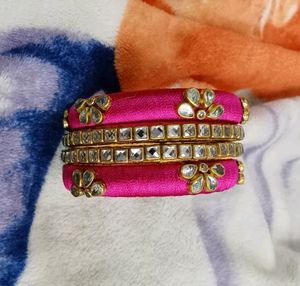 Handmade Silk Thread Bangles